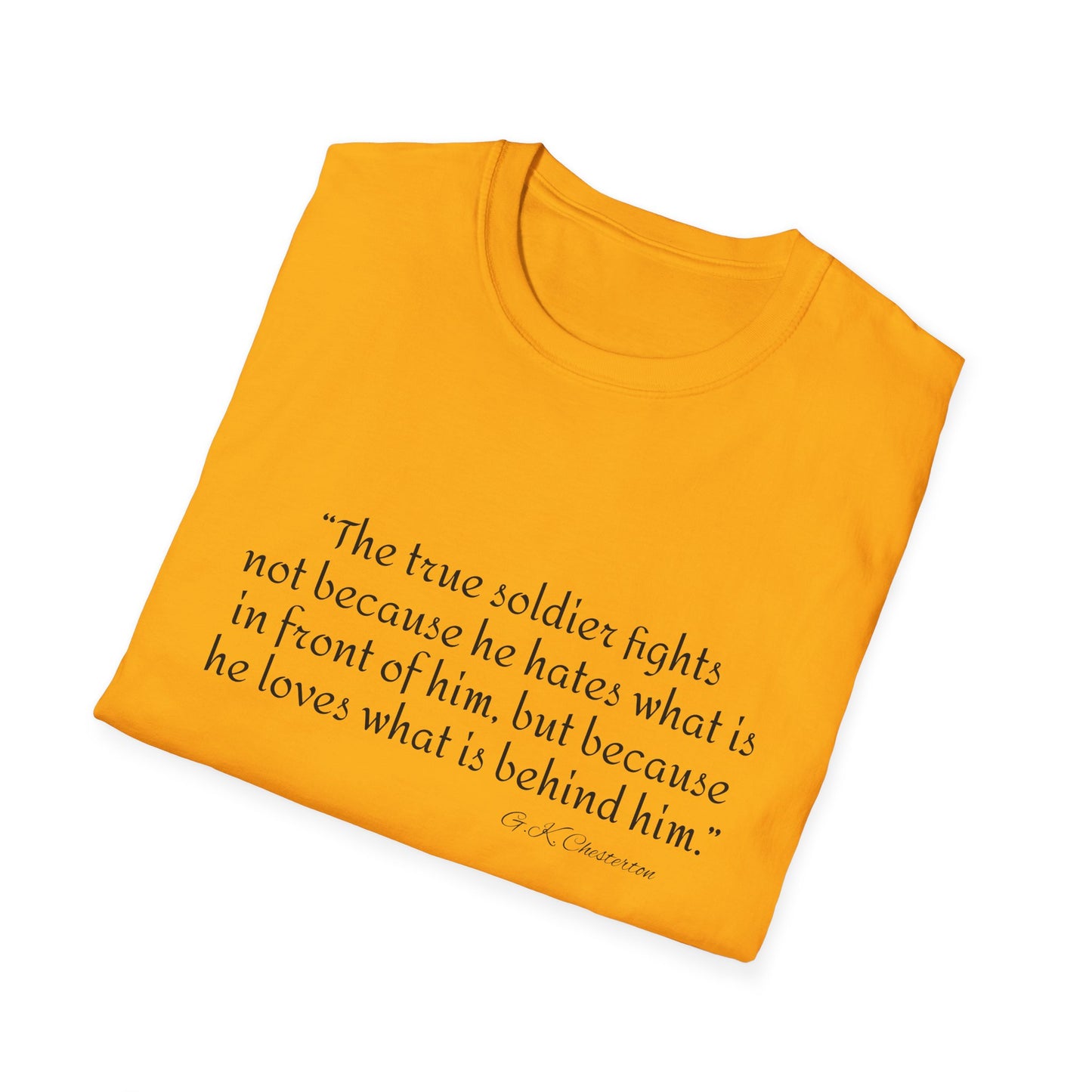 Inspirational Unisex T-Shirt, Gift for Soldiers