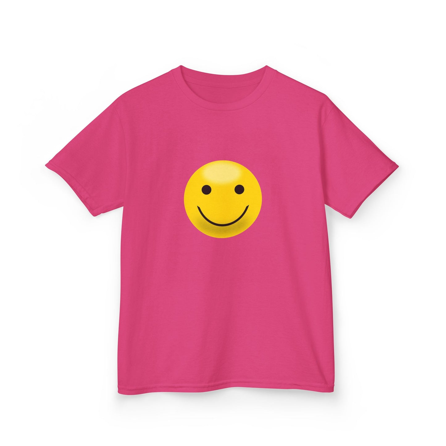 Smiley Face Kids Tee, Funny Kids Shirt, Cute Summer Tee, Gift for Kids, Playful Children