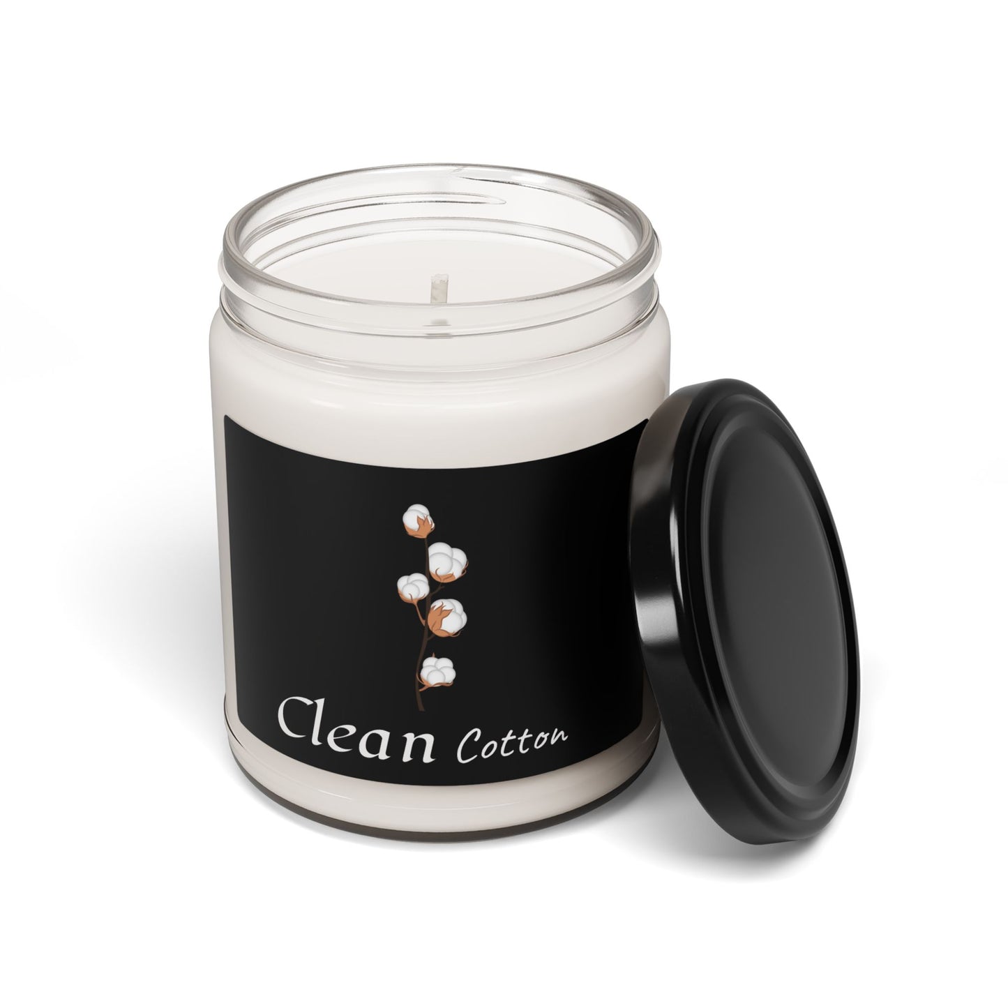 Clean Cotton Soy Candle — 9 oz Scented Jar Candle