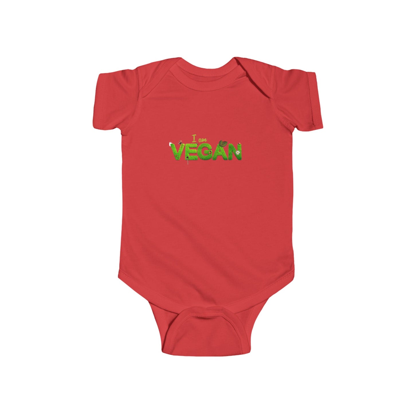 I am Vegan Bodysuit Onesie