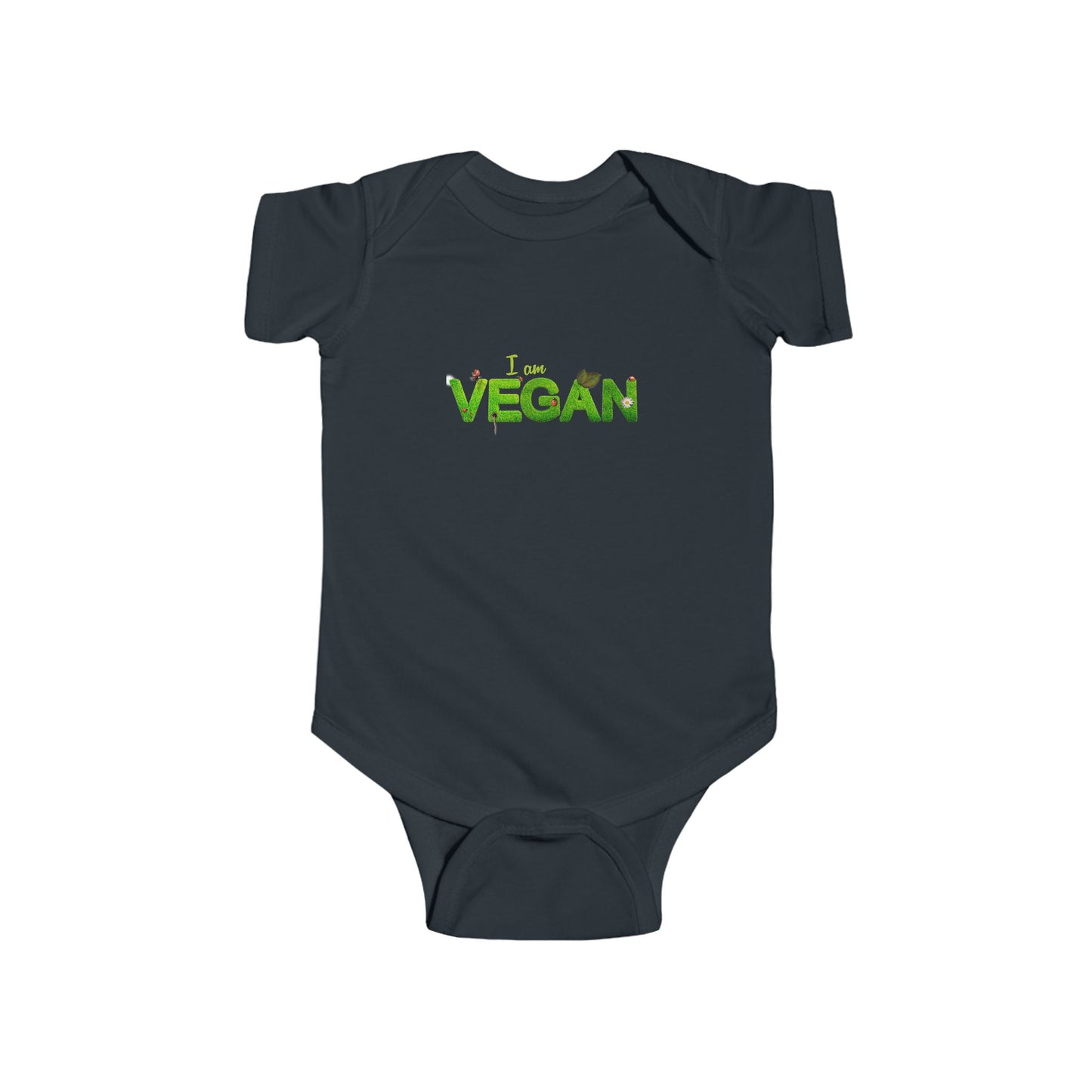 I am Vegan Bodysuit Onesie