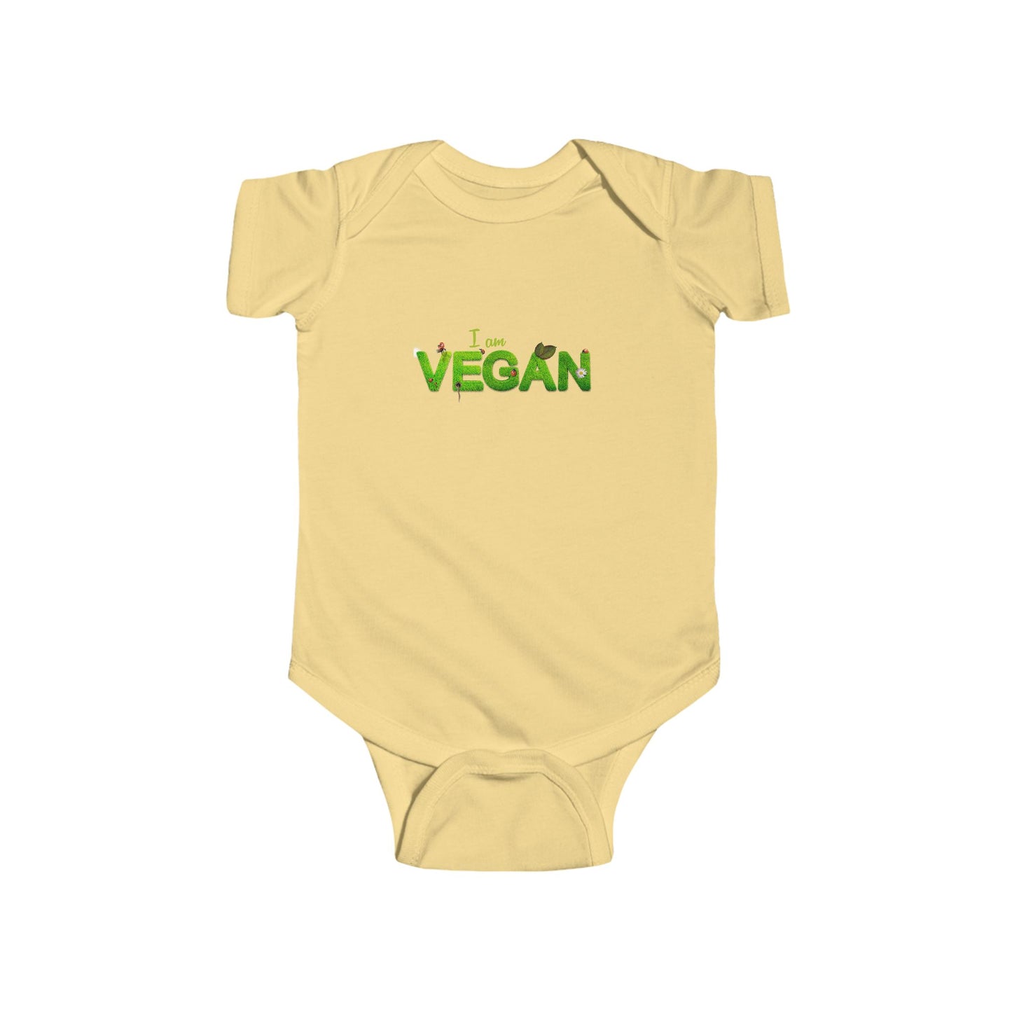I am Vegan Bodysuit Onesie