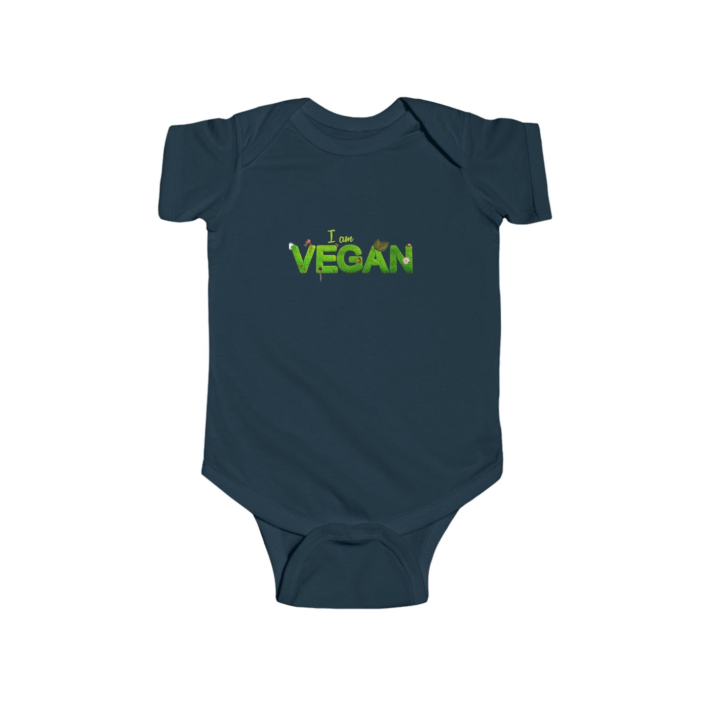 I am Vegan Bodysuit Onesie
