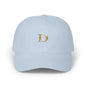 Classic Gold Initial Dad Cap - Letter D