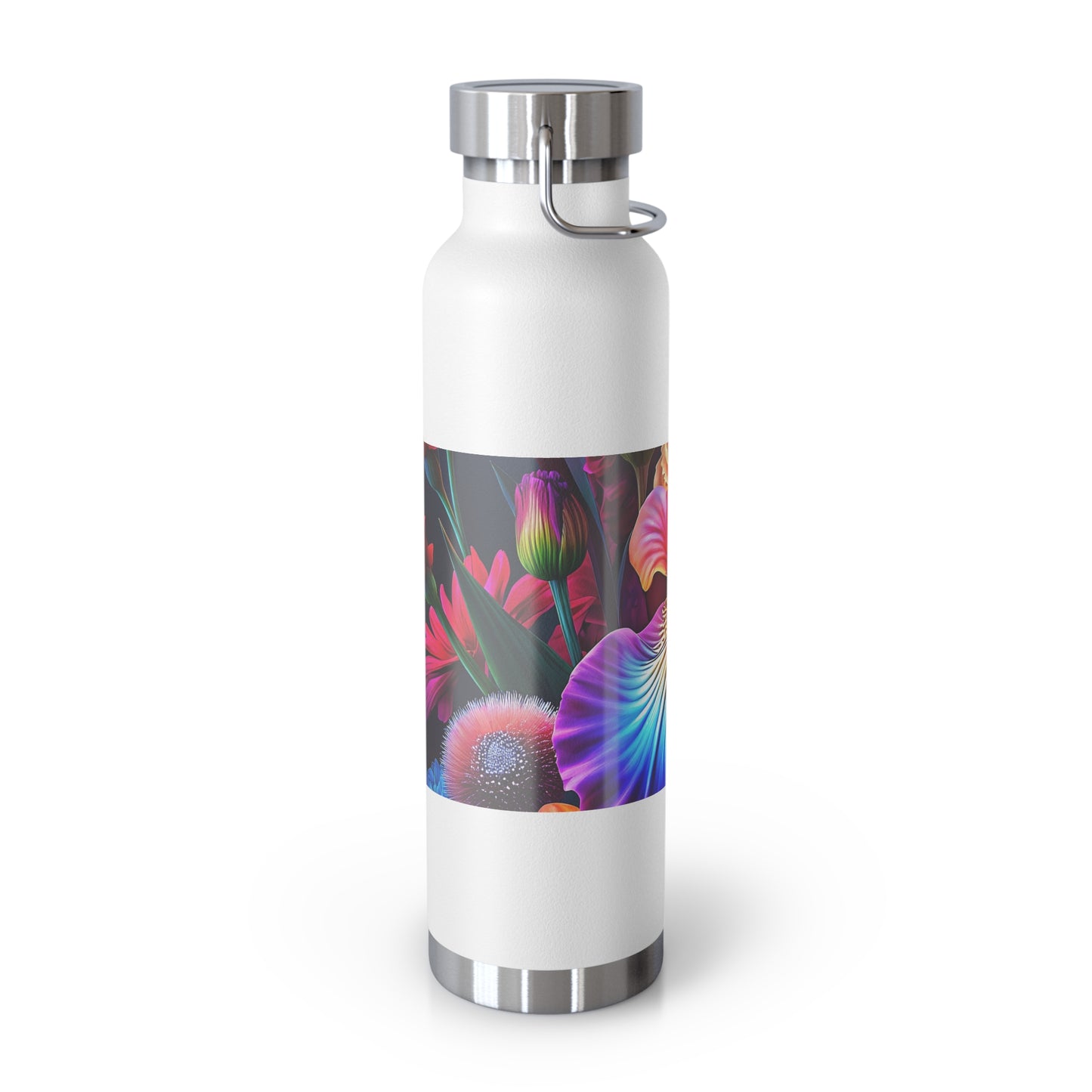 Astrological Copper Insulated Bottle, Cosmic Travel Mug, Horoscope Water Bottle, Starry Flask, Unique Gift for Astrology Lovers
