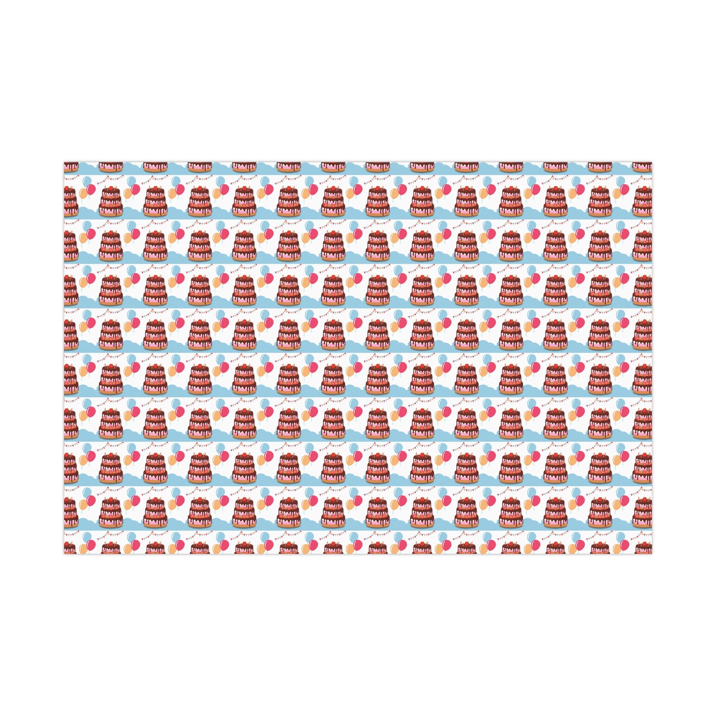 Birthday Cake Gift Wrap Papers - Celebration, Party, Festival, Wrapping, Gifts