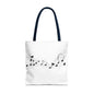 Musical Notes Tote Bag | Perfect for Music Lovers, Eco-Friendly Shopping