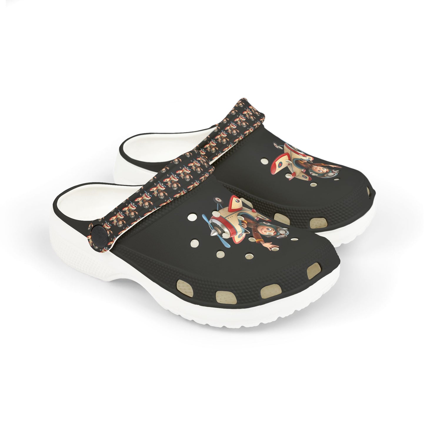 Kid's Fun Foam Clogs - Playful Aviation Theme, Lightweight Slip-On Shoes for Kids, Perfect for Summer Play, Beach Trips, and Outdoor [...]
