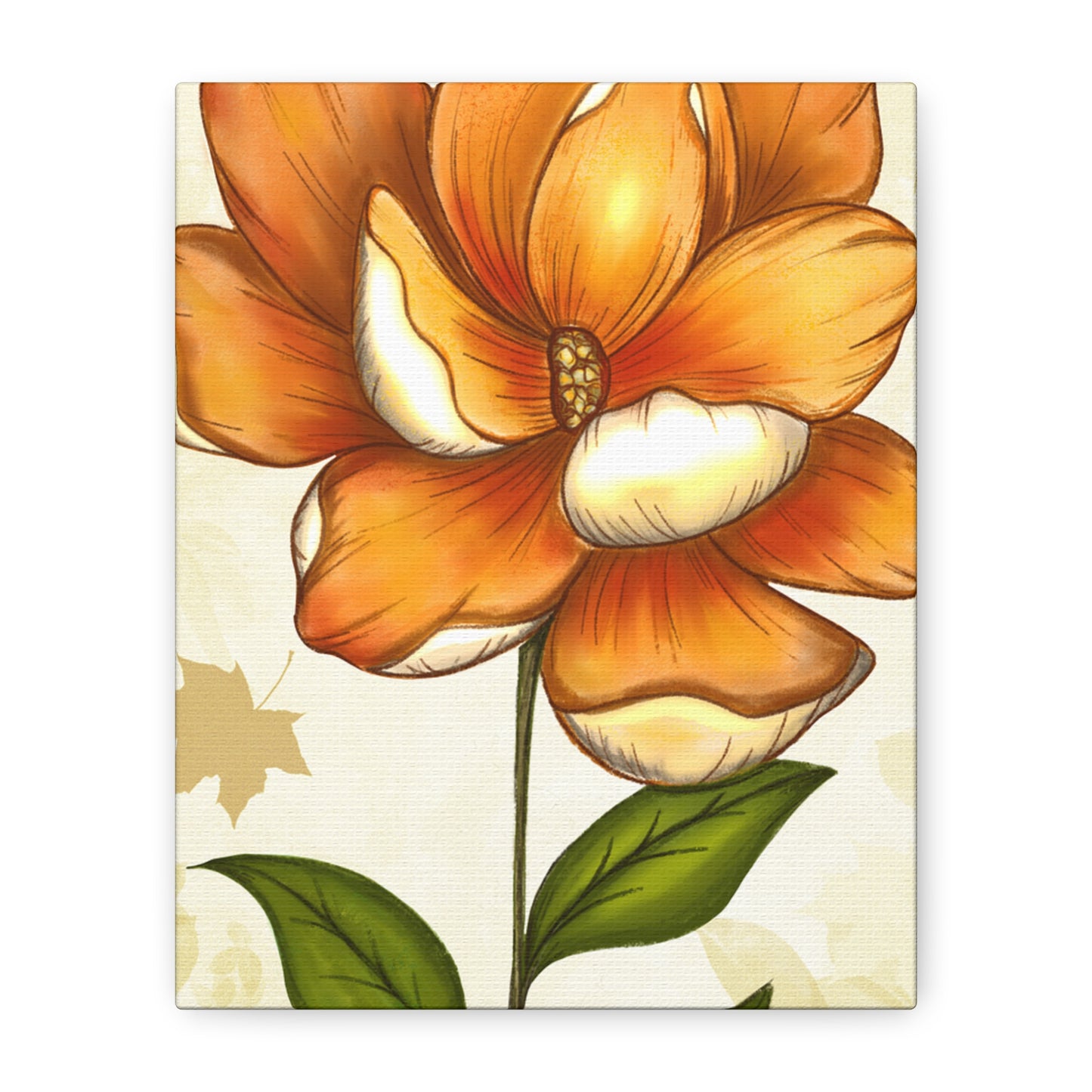 Copy of Matte Canvas, Stretched, 1.25" Tulips Pink and Purple Flowers