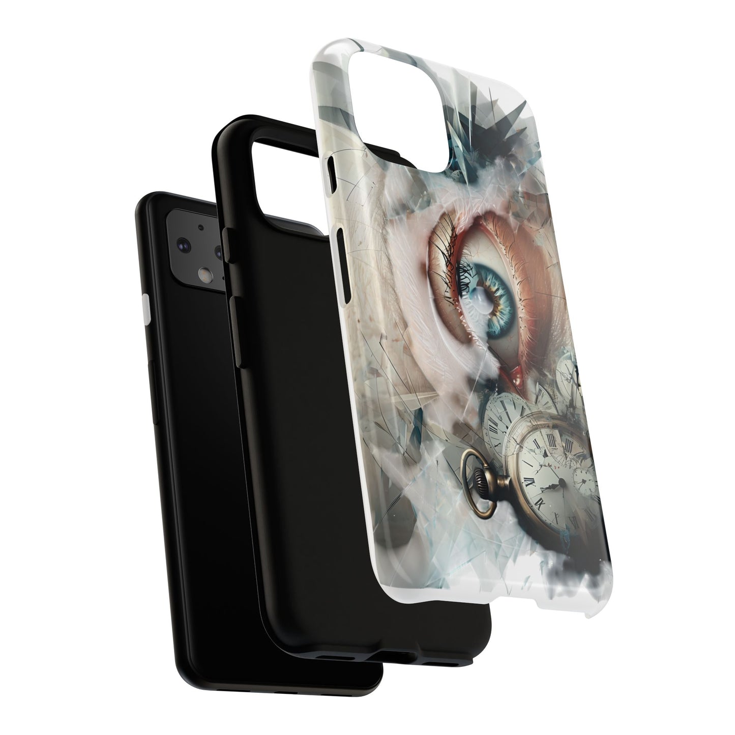 Artistic Eye Phone Case, Unique Smartphone Cover, Whimsical Gift for Art Lovers, Trendy Tech Accessory, Birthday Present, Holiday Gift