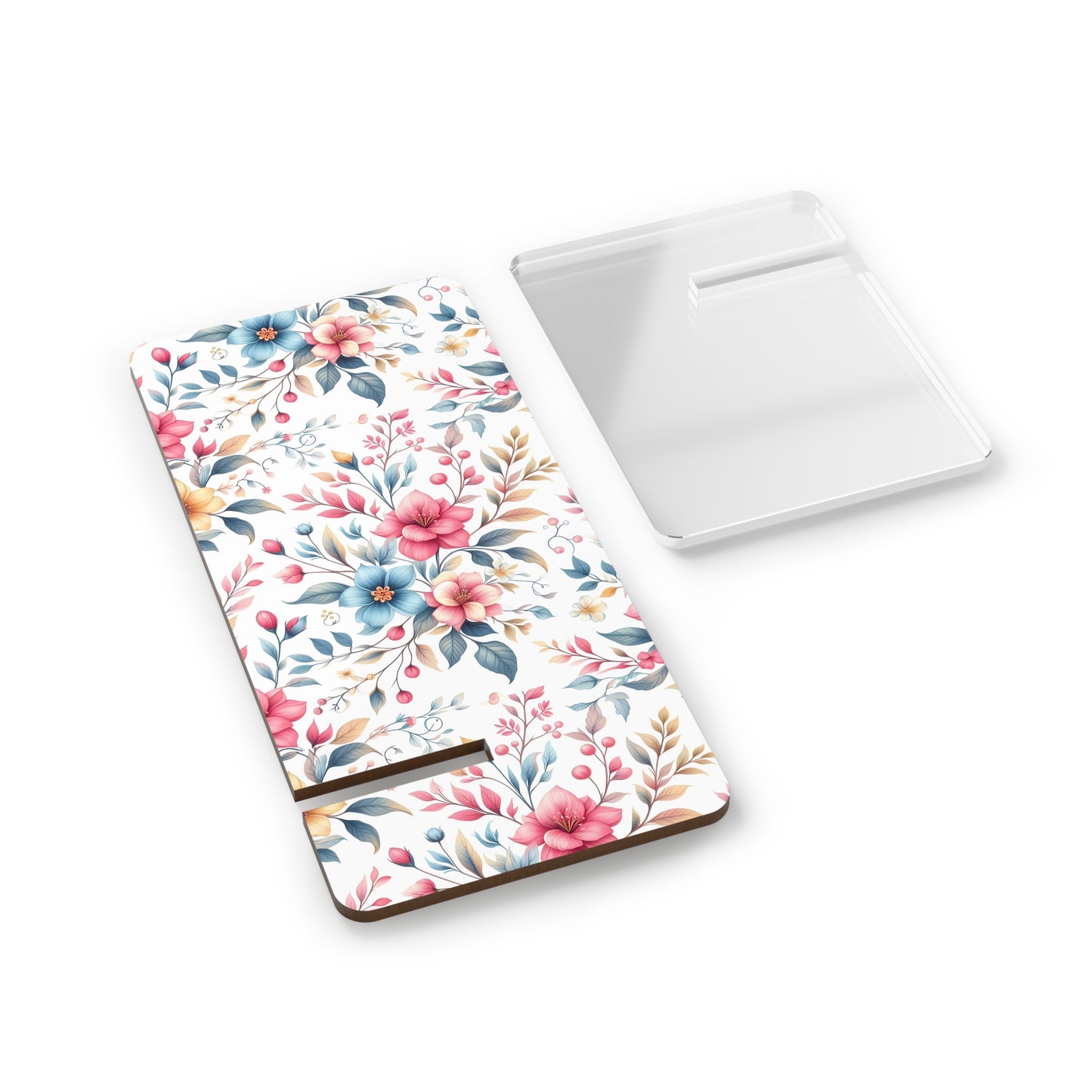 Floral Mobile Display Stand, Device Holder, Desk Organizer, Smartphone Stand, Gift for Her, Home Decor, Office Accessories, Mother's [...]