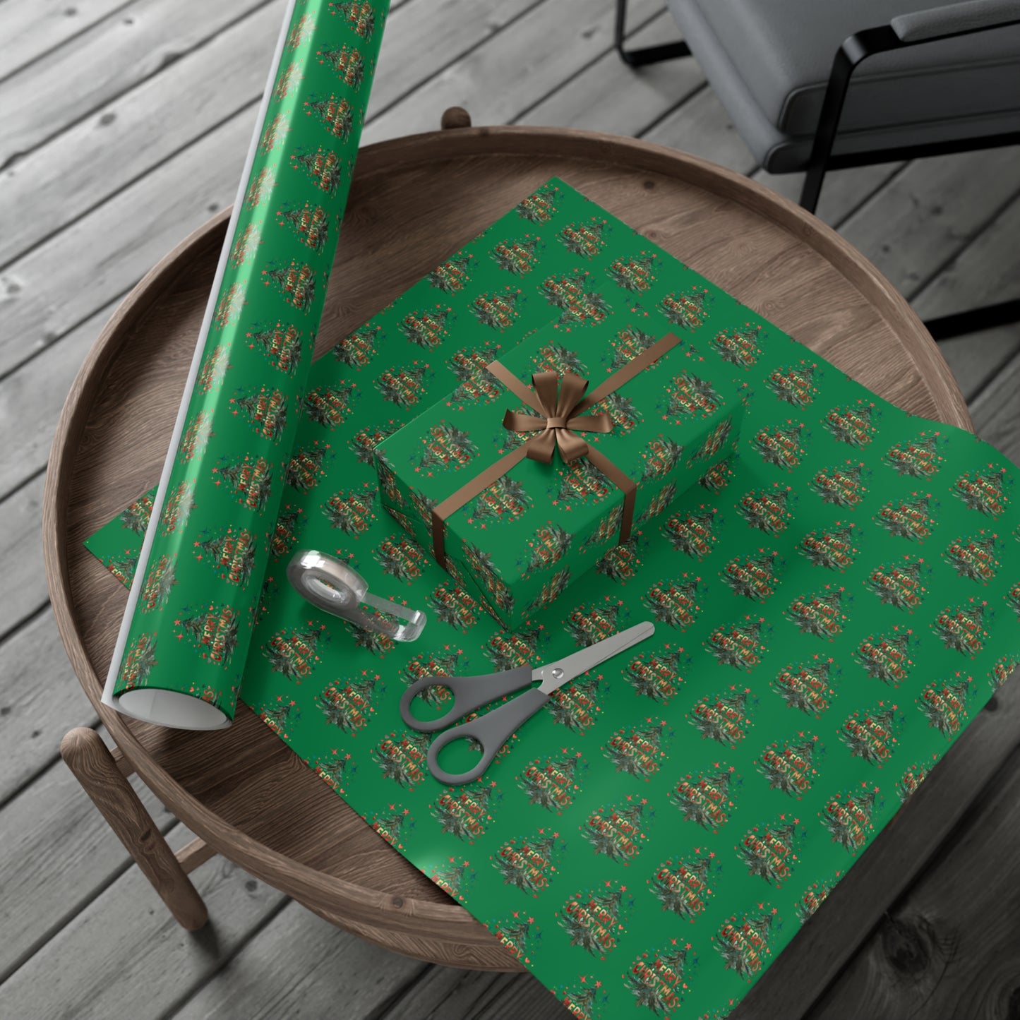 Festive Gift Wrap Papers for Holiday Cheer, Christmas Wrapping Paper, Eco-Friendly Gift Wrap, Decorative Gift Covering, AI Design Inspired