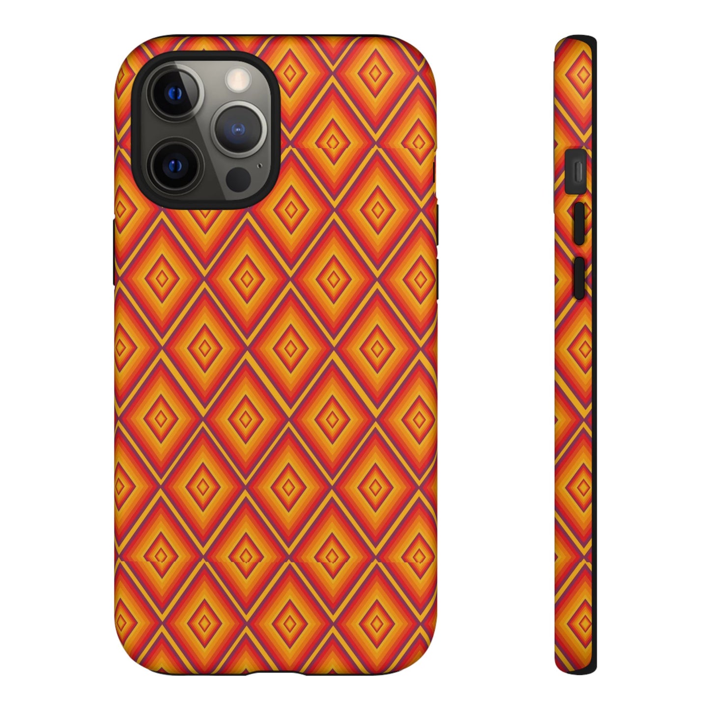 Geometric Phone Case, Tough Cases for Protection, Stylish Smartphone Cover, Vibrant Patterned Phone Accessory, Unique Gift Idea, [...]
