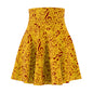 Musical Notes Skater Skirt | Fun Yellow Dance Skirt, Music Lover Gift, Festival Fashion, Summer Style, Everyday Wear