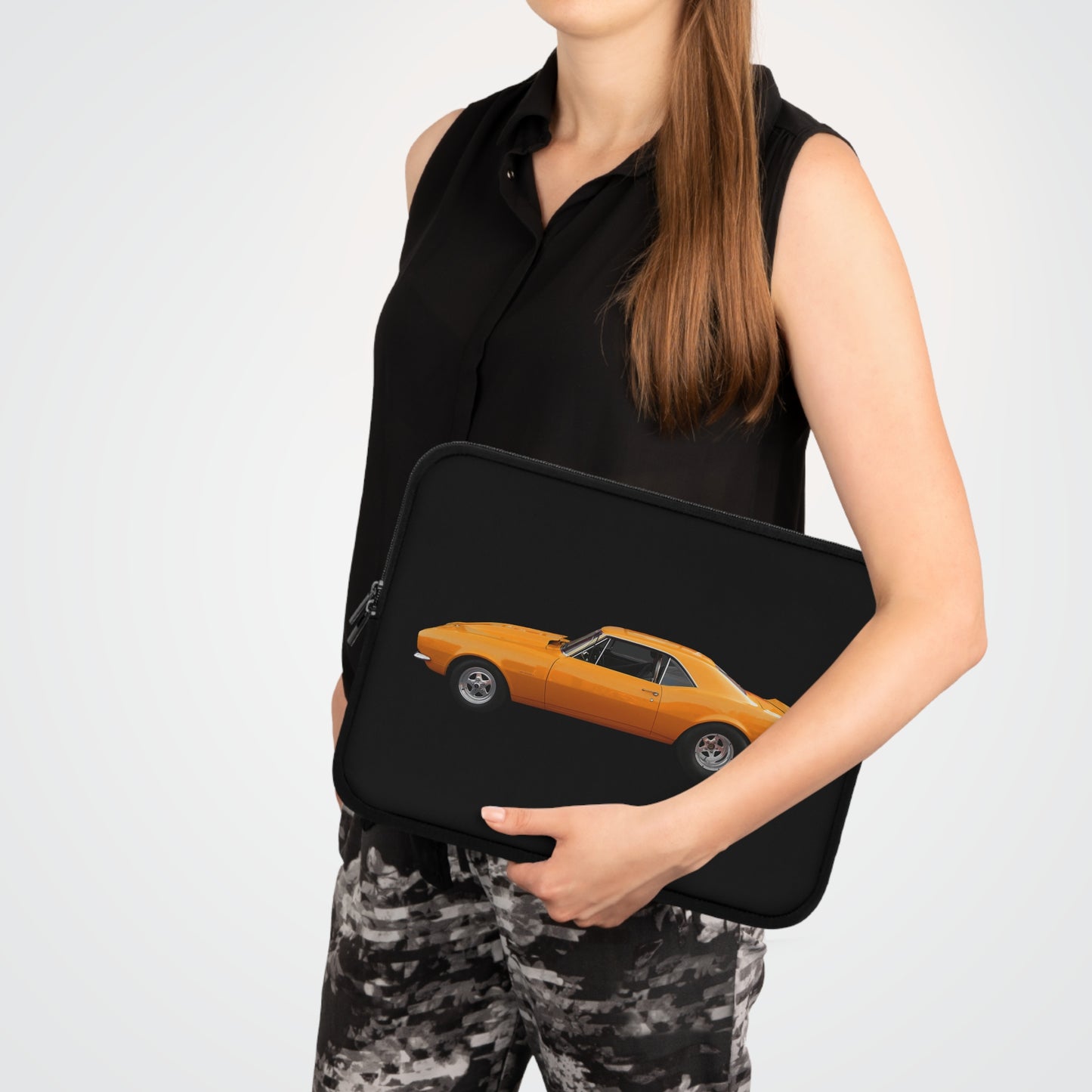 Orange Classic Car Laptop Sleeve, Vintage Car Design Case, Stylish Computer Bag, Perfect Gift for Car Enthusiasts, Office Supplies, [...]