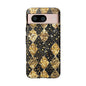 Elegant Gold & Black Phone Case for Tough Protection