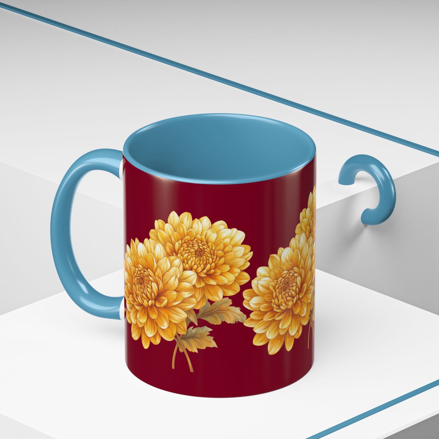 Beautiful Floral Accent Coffee Mug | Perfect Gift for Flower Lovers, Home Decor, Cozy Vibes, Mother’s Day, and Birthdays