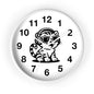 Cool Cat Design Wall Clock - Fun Decor for Animal Lovers, Tiger Clock, Unique Home Gift, Trendy Animal Wall Art, Kids Room Decor