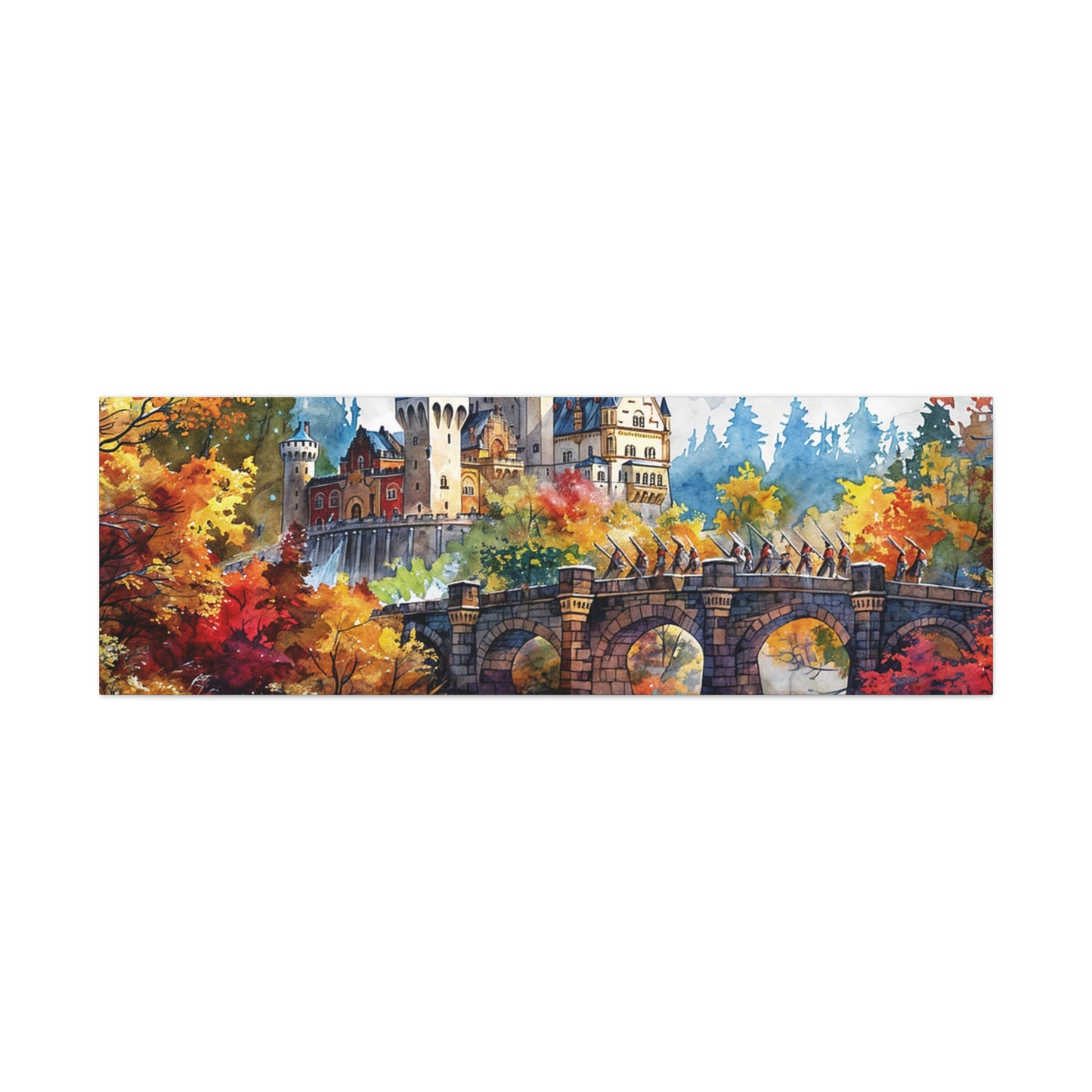 Matte Canvas, Stretched, 1.25" - Castle