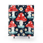 Whimsical Mushroom Shower Curtain Fun Bathroom Decor