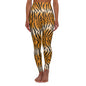 Tiger Print High Waisted Yoga Legging V11
