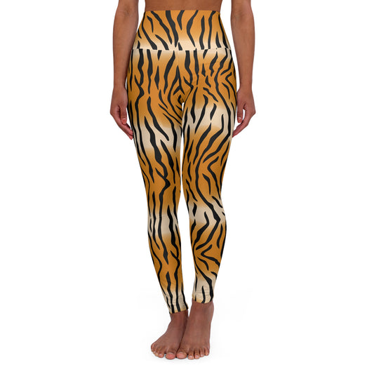 Tiger Print High Waisted Yoga Legging V11