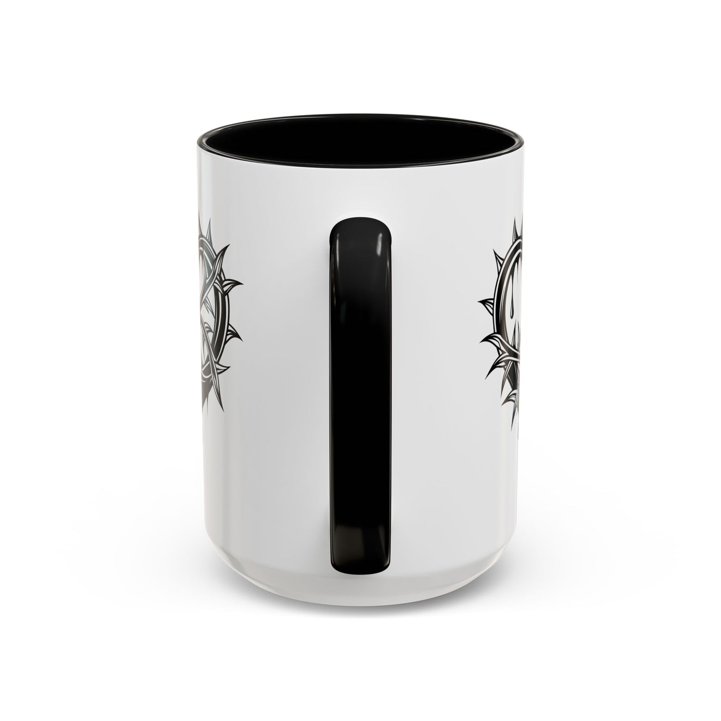 Gothic Heart Mug, Unique Art Coffee Cup for Gifting, Gothic Home Decor, Perfect for Friends, Gothic Style Drinkware