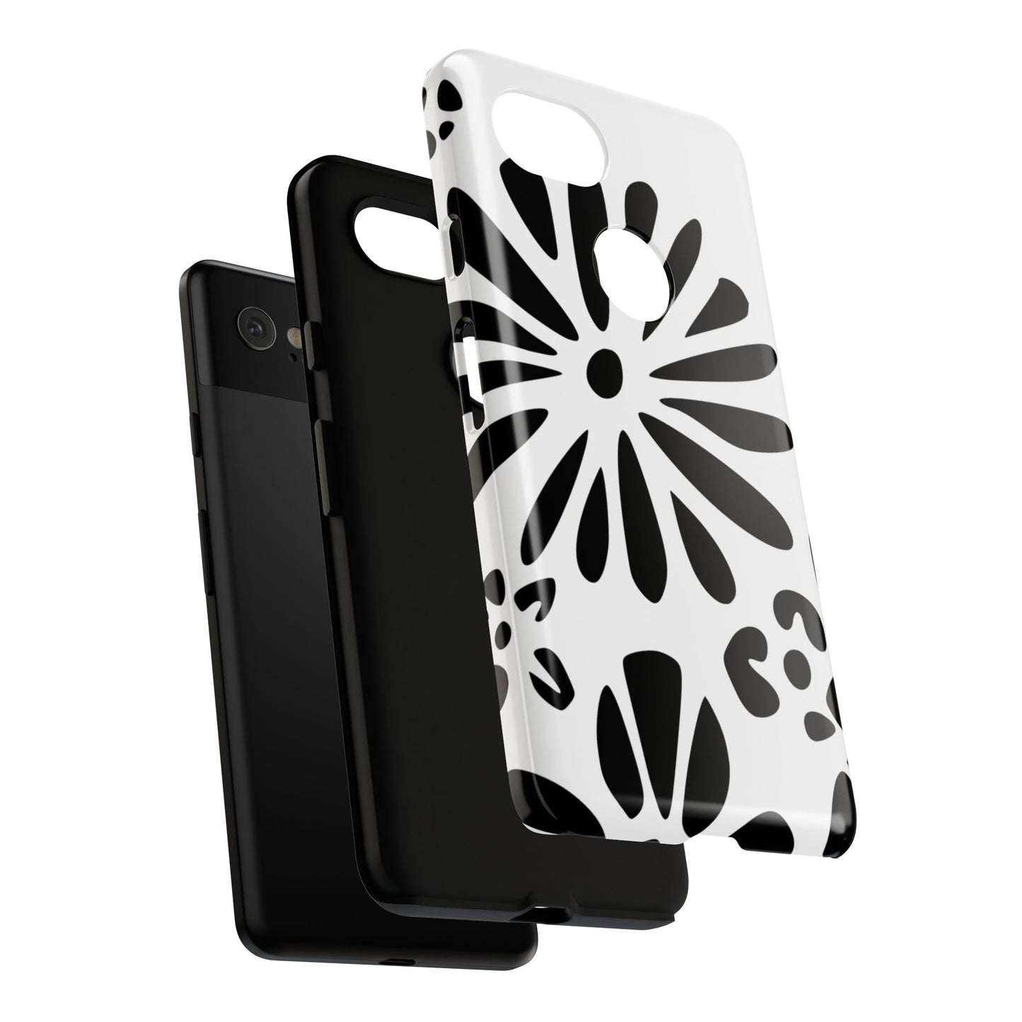 Stylish Phone Case with Floral Design, Tough Phone Cover for Her, Trendy Black and White Cell Phone Case, Unique Gift for Birthdays [...]