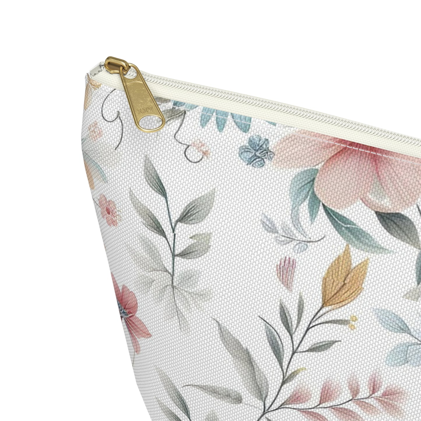 Floral Accessory Pouch, Makeup Bag, Cosmetic Case, Travel Organizer, Gift for Her, Floral Print Pouch