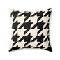 Chic Houndstooth Pillow, Modern Decor Cushion, Stylish Throw Pillow, Home Accent, Trendy Gift Idea, Living Room Decor