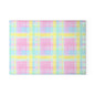 Pastel Plaid Glass Cutting Board – Spring Kitchen Decor