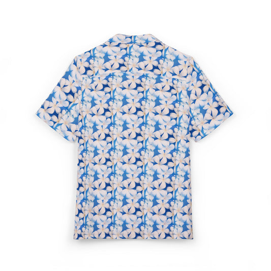 Tropical Floral Button-Down Shirt for Men & Women
