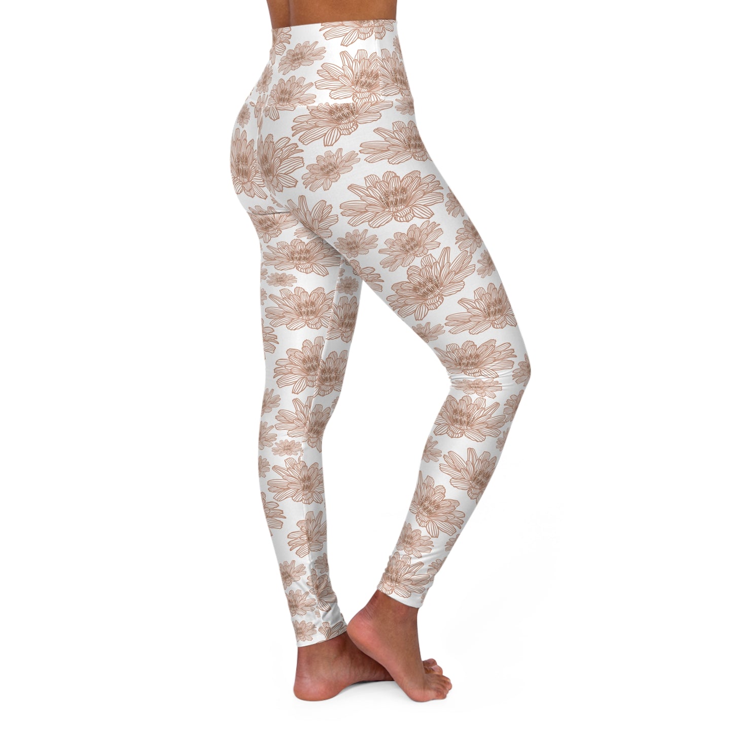 Stylish High Waisted Floral Yoga Leggings, Comfortable Activewear, Fitness Gift, Athleisure Outfit, Gym Essentials, Workout Gear, [...]