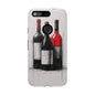 Wine Lover's Phone Case, Tough Phone Cover, Artistic Wine Design, Gift for Wine Enthusiasts, Customizable Case, Unique Wine Art