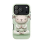Meditating Lamb Phone Case — Cute Pastel Protective iPhone Cover