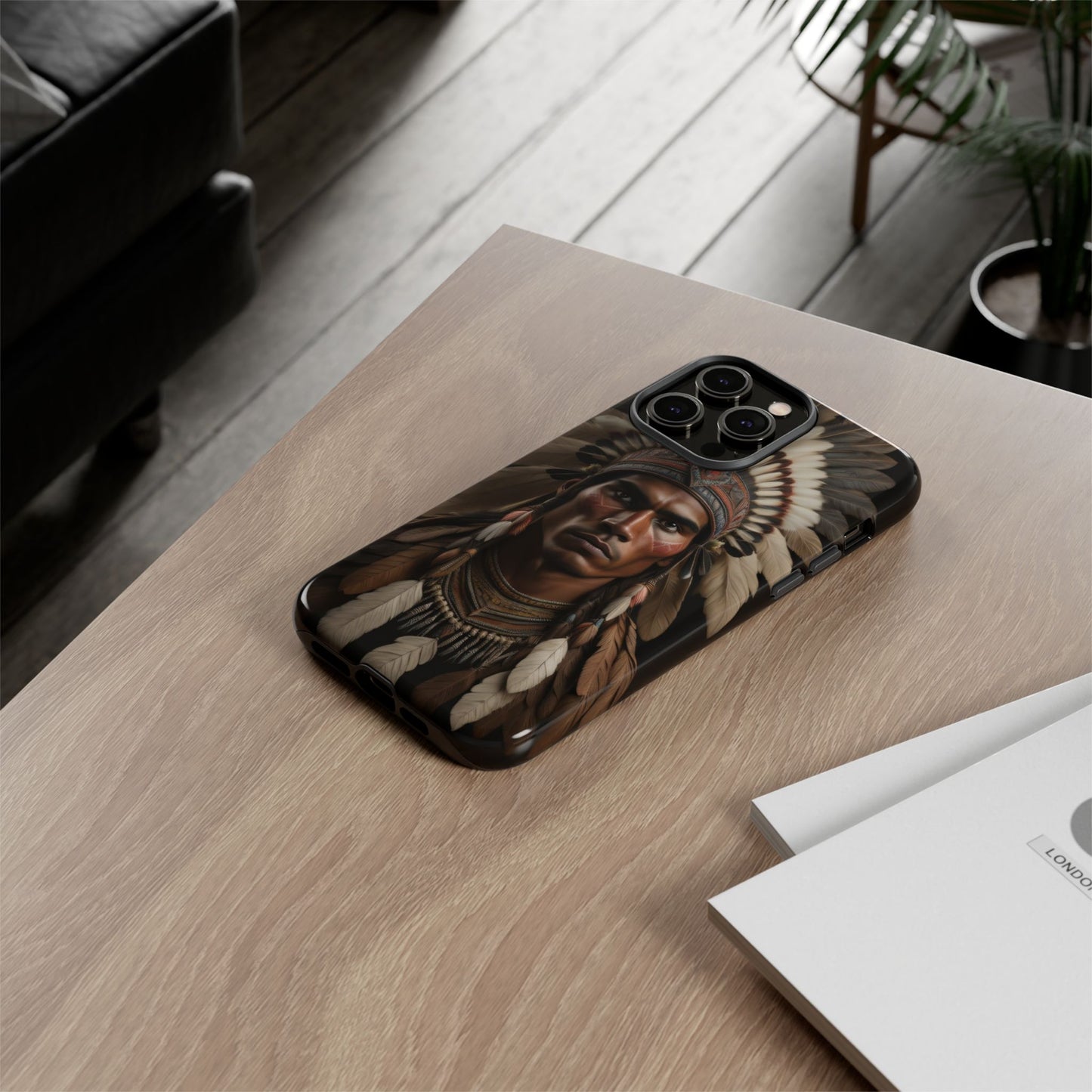 Native American Art Phone Case, Strong Culture Design, Unique Gift for Him or Her, Tough Cases, Customizable Protector, Tribal Style