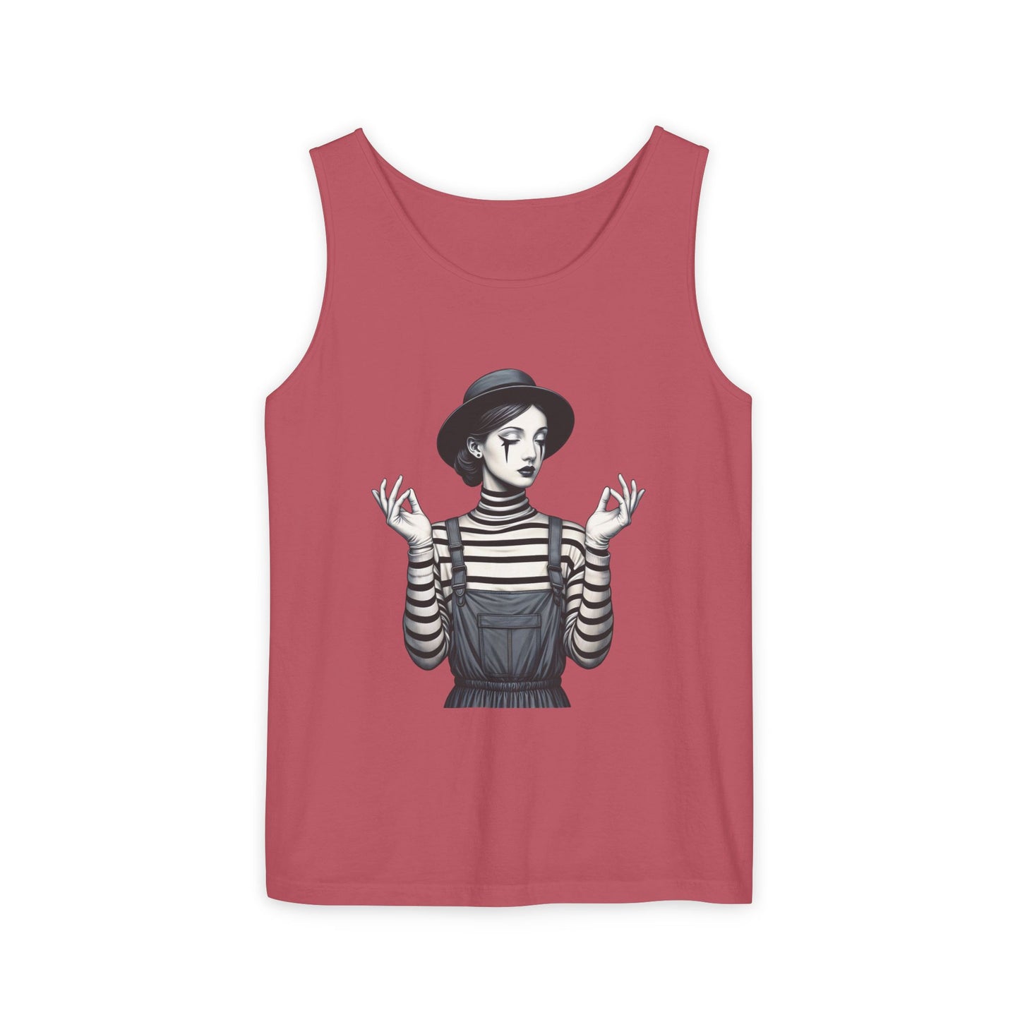 Bohemian Chic Tank Top with Artistic Print, Casual Summer Wear