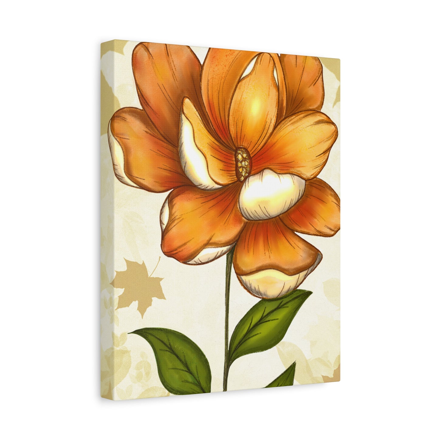 Copy of Matte Canvas, Stretched, 1.25" Tulips Pink and Purple Flowers