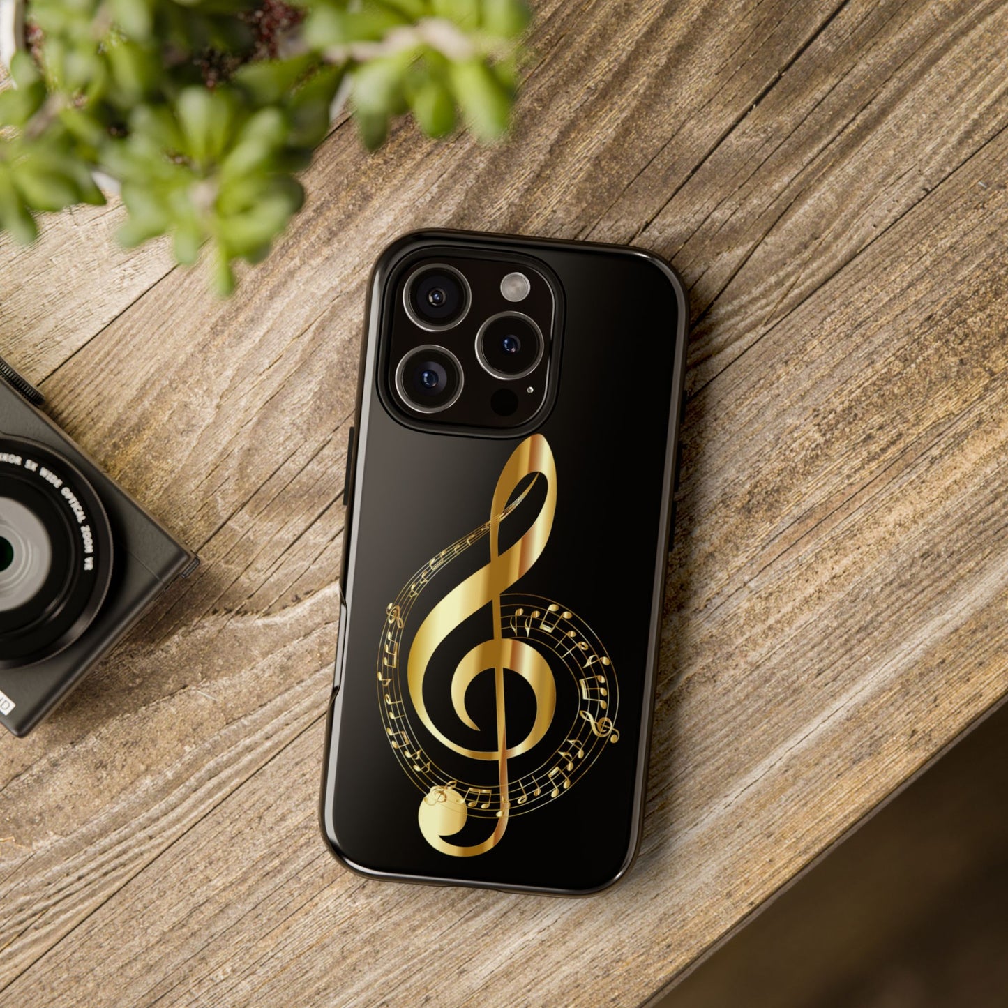 Tough Cases black gold musical Note