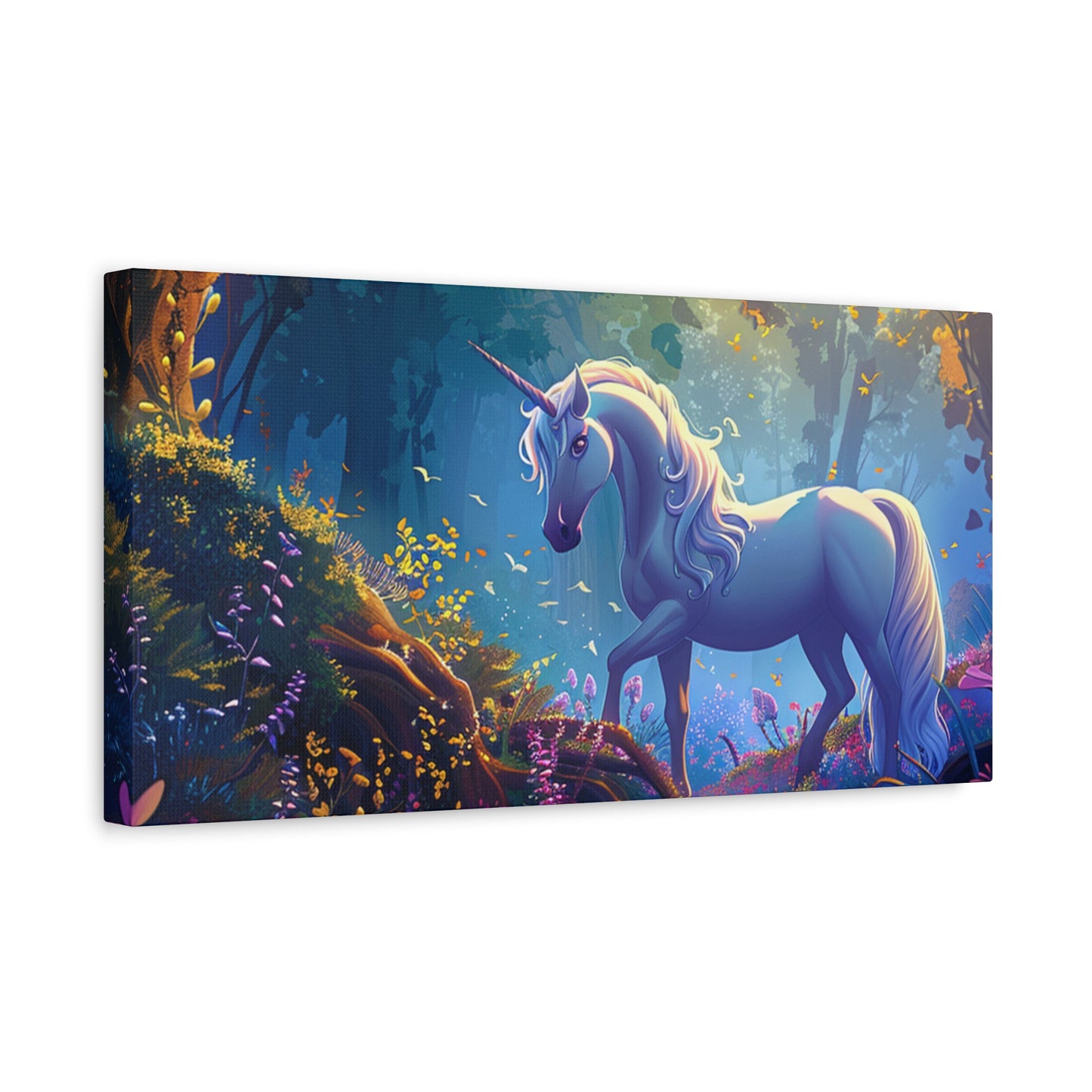Matte Canvas, Stretched, 1.25" - Unicorn