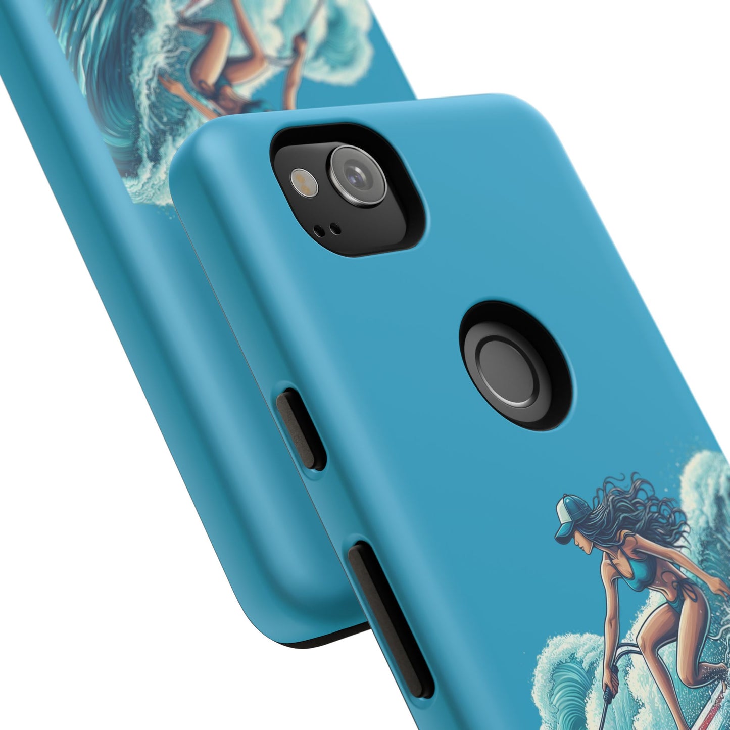 Surfing Phone Case, Coastal Vibes Phone Cover, Tough Cases for Beach Lovers, Ocean Art Phone Accessories, Summer Gift Idea