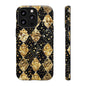 Elegant Gold & Black Phone Case for Tough Protection
