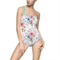 Floral Print Women's One-Piece Swimsuit, Elegant Bathing Suit, Summer Beachwear, Vacation Swimwear, Resort Wear, Mother's Day Gift