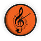 Musical Note Wall Clock | Perfect for Music Lovers, Home Decor, Gifts