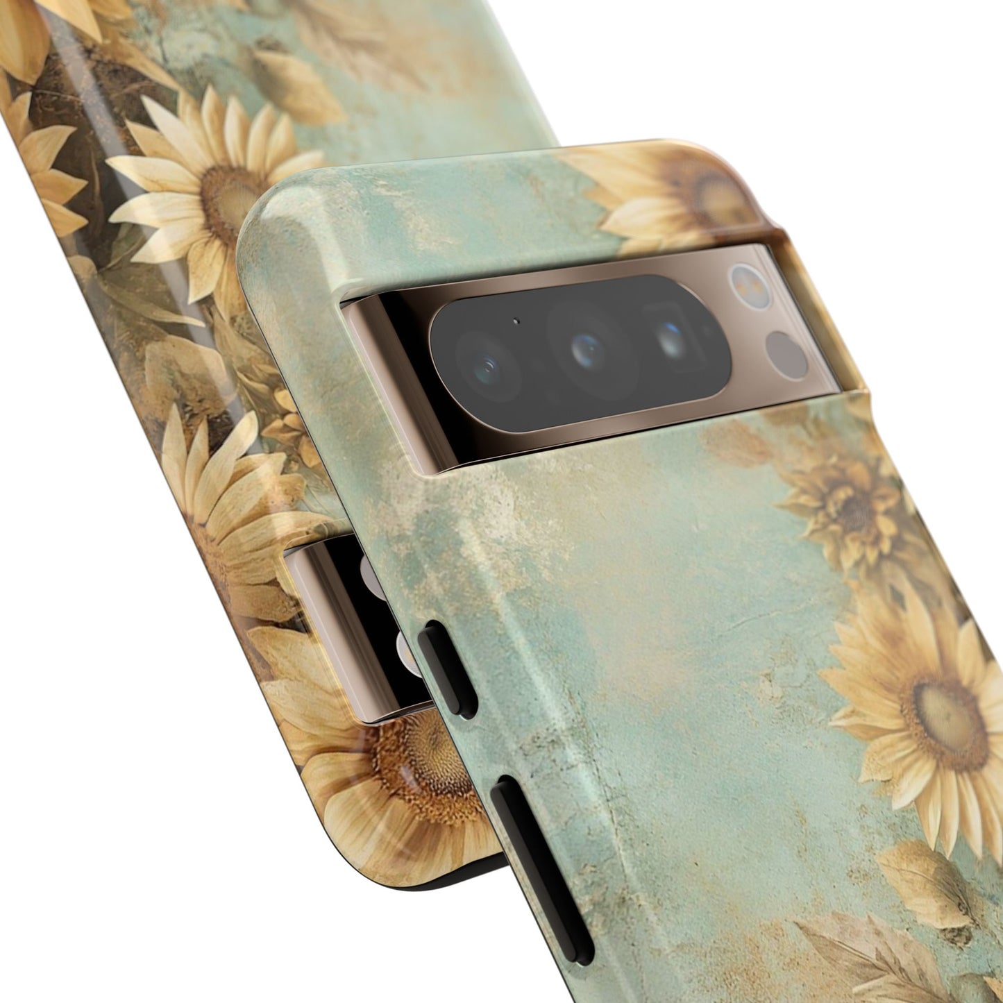 Sunflower Phone Case, Tough Shell Floral Cover, Nature Inspired Gift, Durable Protective Case, Perfect for Spring and Summer