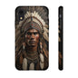 Native American Art Phone Case, Strong Culture Design, Unique Gift for Him or Her, Tough Cases, Customizable Protector, Tribal Style