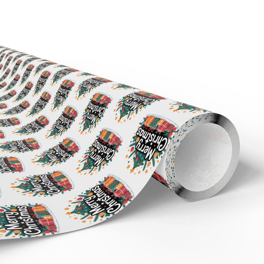 Festive Wrapping Paper, Holiday Gift Wrap, Merry Christmas Design, Party Supplies, Eco-Friendly Gift Wrap, Seasonal Celebrations