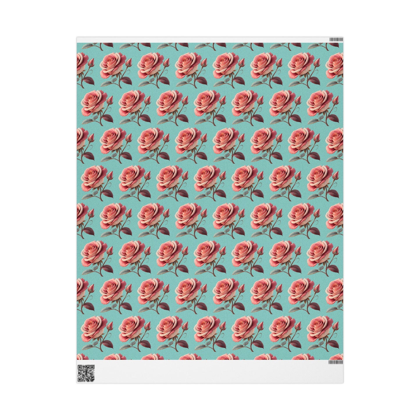 Floral Wrapping Paper, Vintage Rose Gift Wrap, Eco-Friendly Wrapping Sheets, Birthday, Bridal Shower, Holiday Packaging
