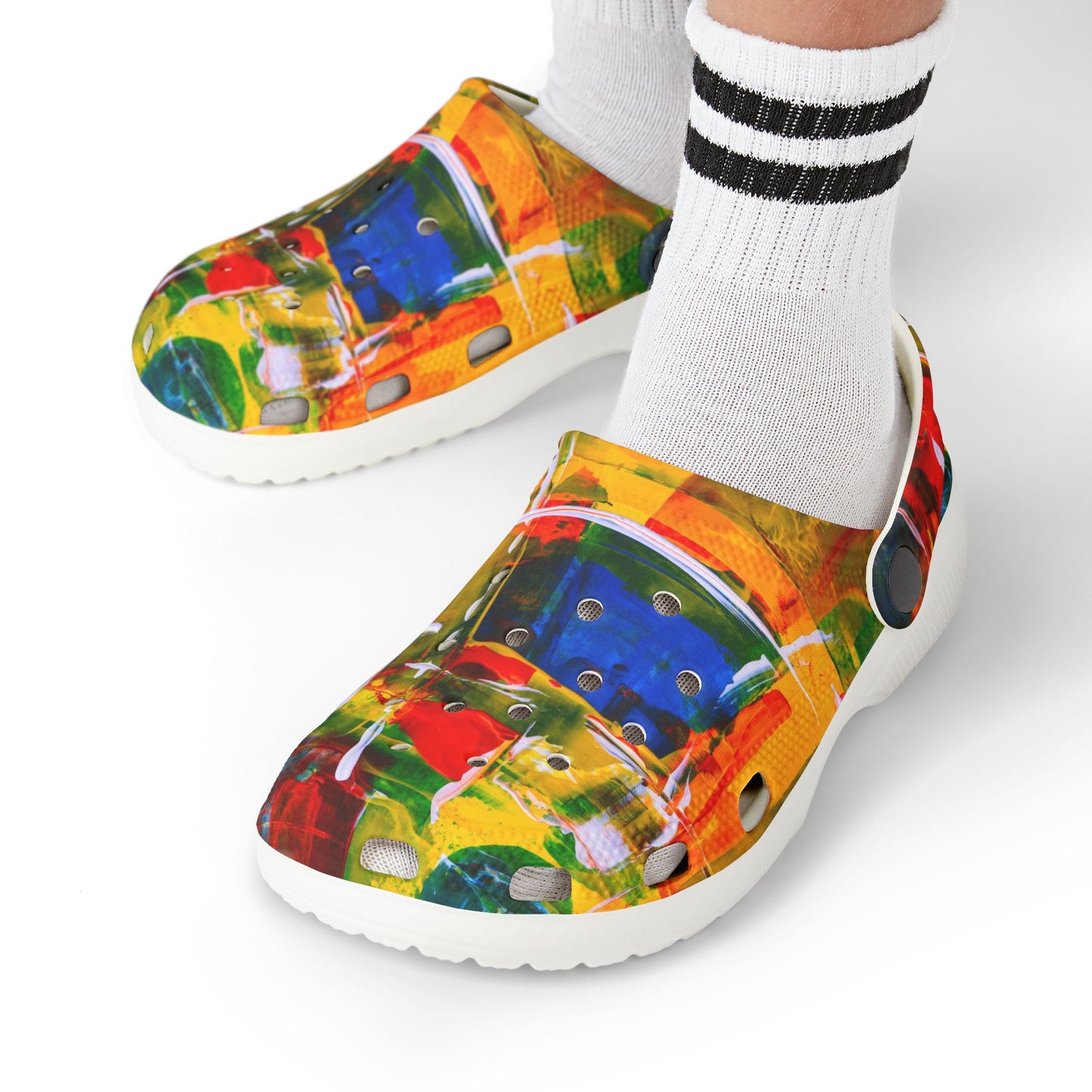 Colorful Kid's EVA Foam Clogs, Comfy Summer Footwear, Fun Accessories for Kids, Great for Playdates, Holidays & Vacations