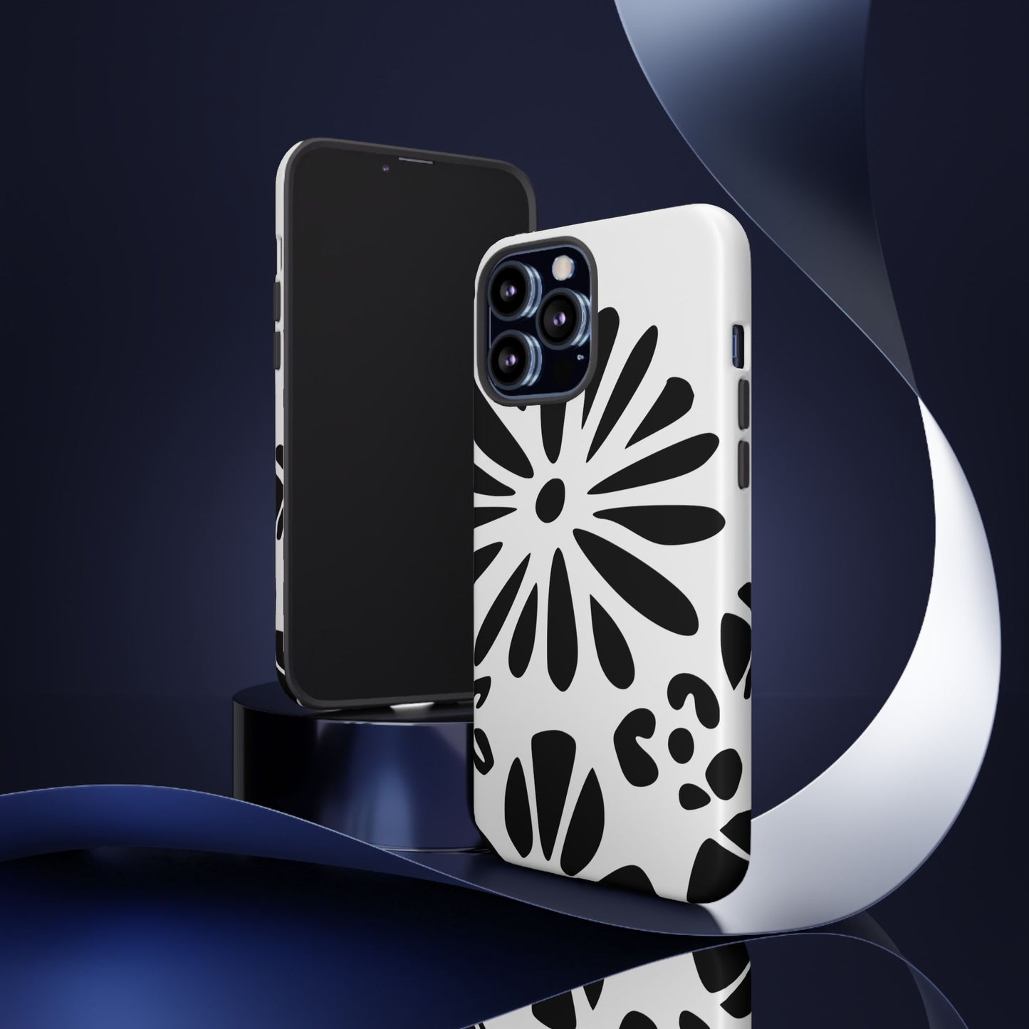 Stylish Phone Case with Floral Design, Tough Phone Cover for Her, Trendy Black and White Cell Phone Case, Unique Gift for Birthdays [...]